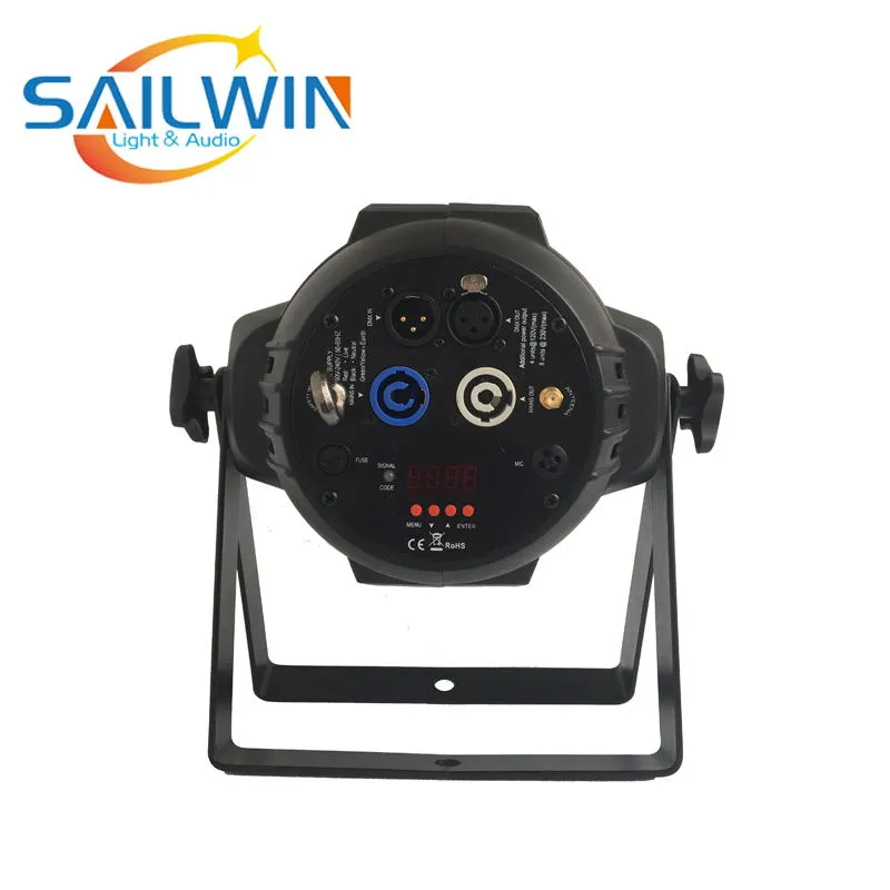 RoHS Certiificate 18*10W RGBW DMX512 LED PAR Stage Light with Powercon