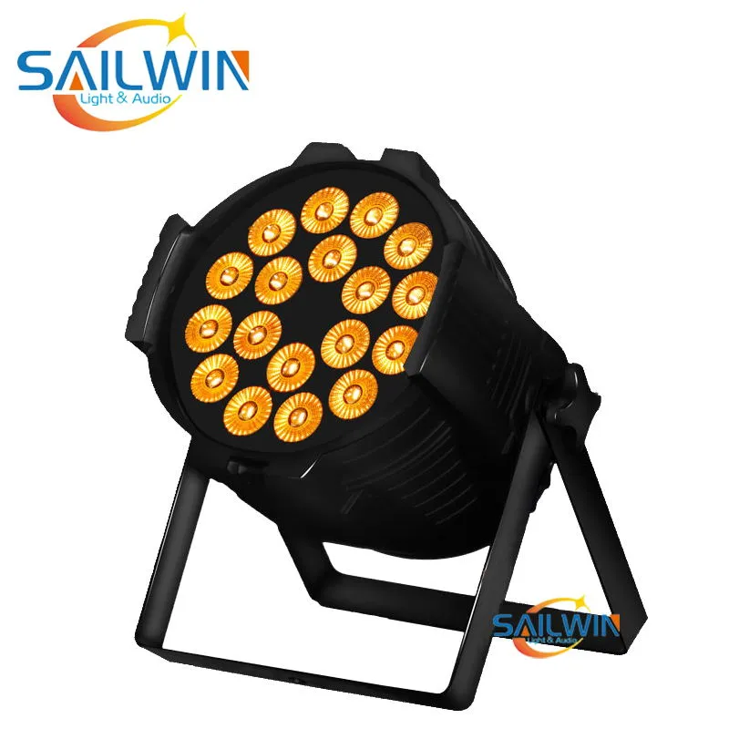RoHS Certiificate 18*10W RGBW DMX512 LED PAR Stage Light with Powercon