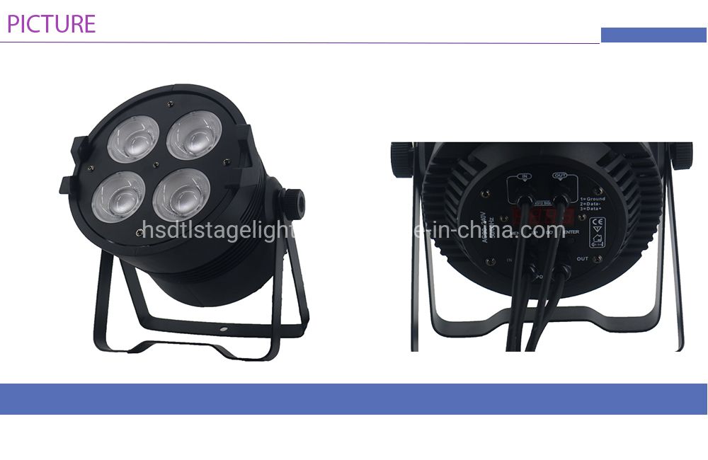 Single DOT Control LED PAR 4X50W Stage Wash Light
