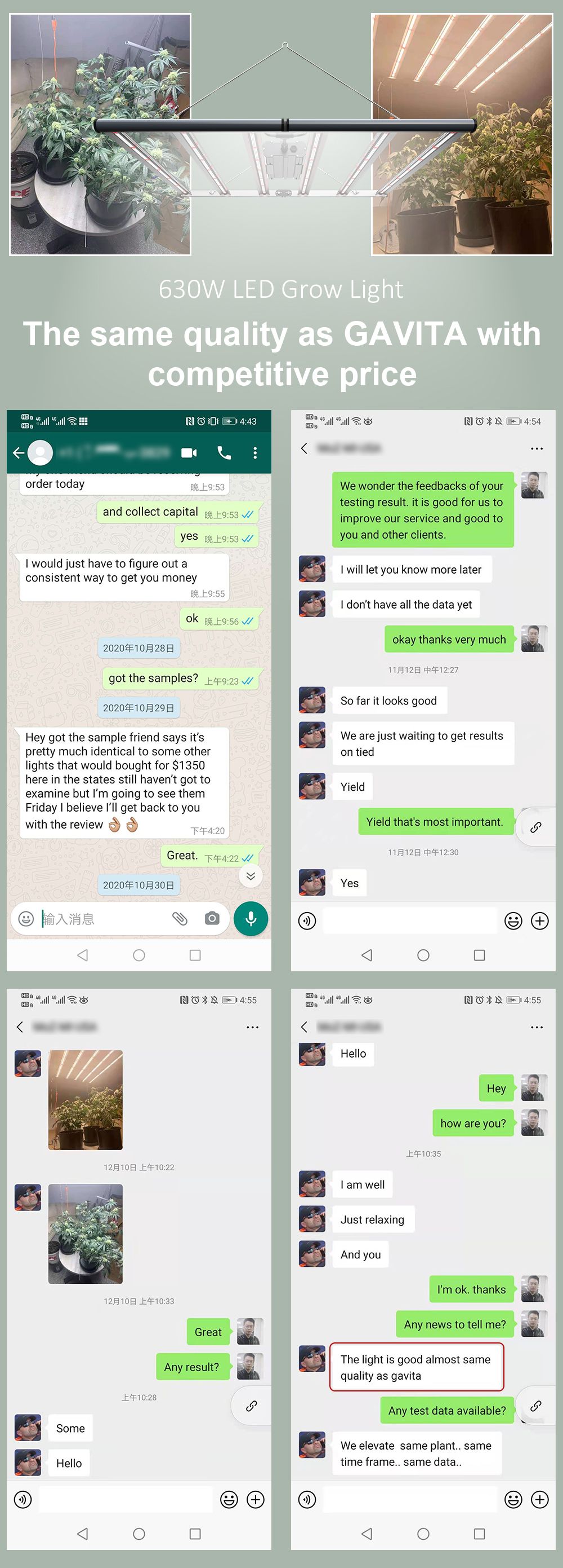 Spydr Type New Designing Full Spectrum 800W LED Plant Grow Panel for Indoors Plants Daisy Chain