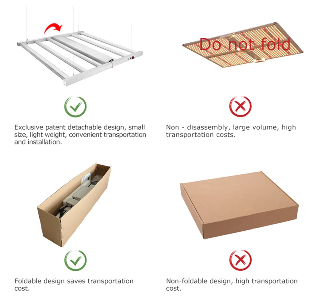 Stock in Us/Canada Samsung Diode Flexstar Dimmable 100-277V 347V 480V 1000W 800W 720W 645W 120W Grow Light Fixture