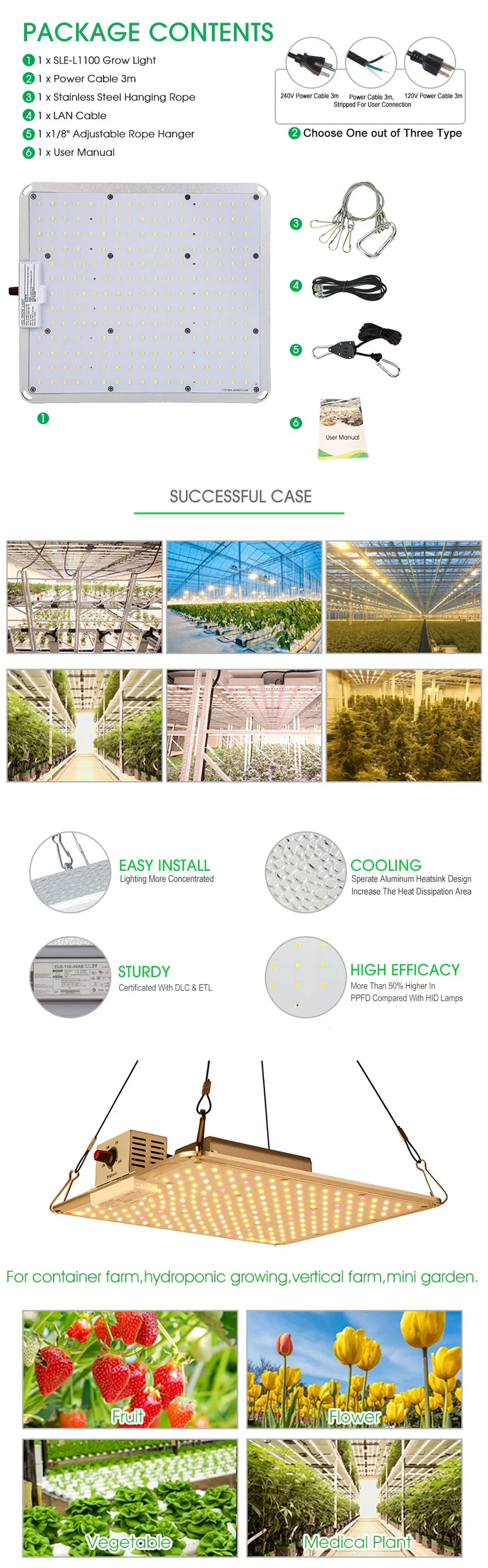 Sumsung Lm301h Lm301b Lamp Full Spectrum LED Grow Lights for Indoor Plants