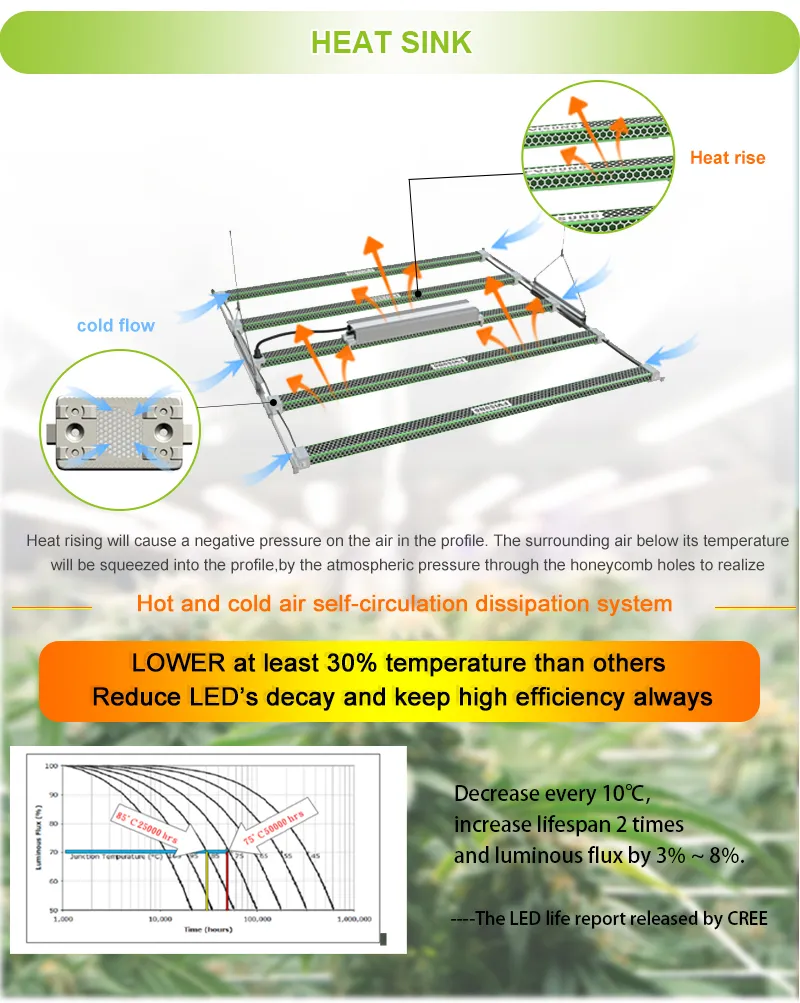 Sumsung Strip Indoor Quantum High Power Horticulture Board Lamp Full Spectrum Growing Plant Wholesale Panel LED Grow Light