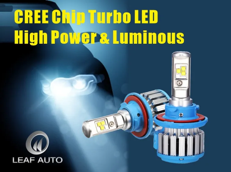 T1 Car LED Headlight CREE 50W 8000lm Turbo LED