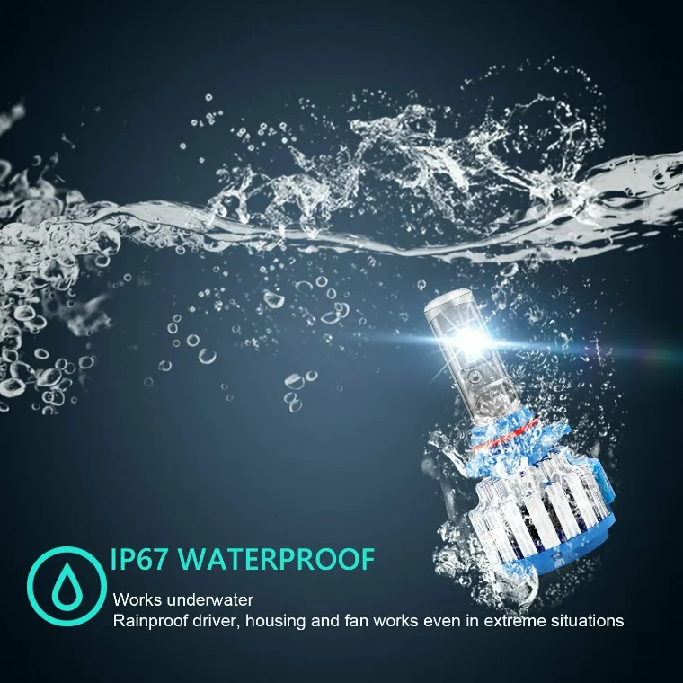 T1 Car LED Headlight CREE 50W 8000lm Turbo LED