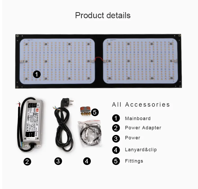 The Latest 120W Dimmable Waterproof LED Growth Light
