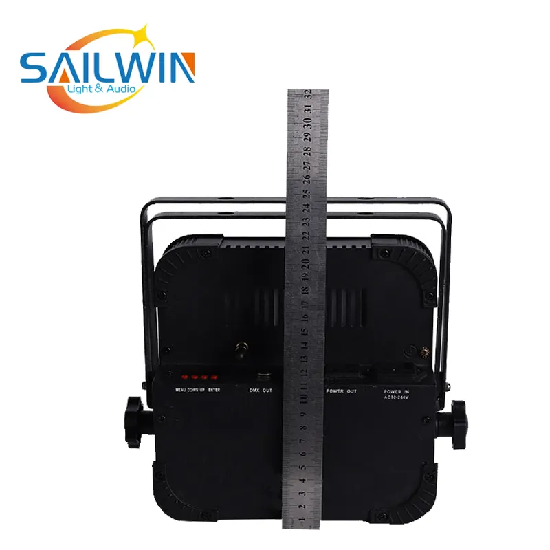 UK Warehouse 12*15W 5in1 Rgbaw Wireless LED Stage Flat PAR Light