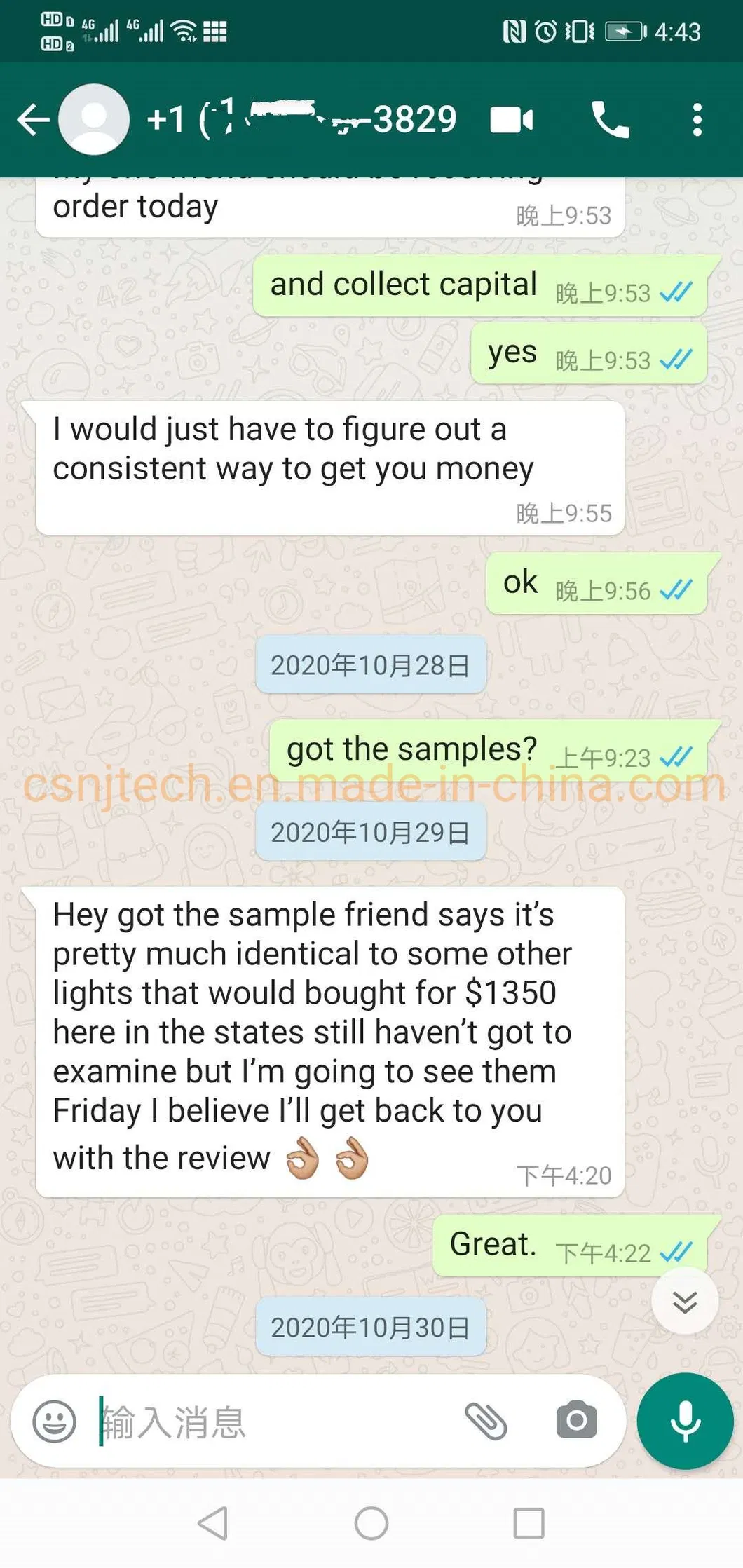 Us Warehouse Stocks Full Spectrum (630W/800W) LED Grow Light Same Quality as Fluence′ S or Gavita′ S