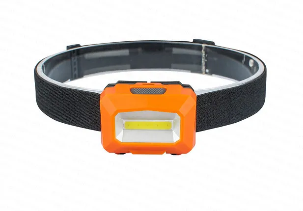 USB Rechargeable COB LED Head Torch Flashlight for Camping