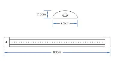Vertical Farming Hydroponic System Greenhouse 80W 110W LED Grow Light