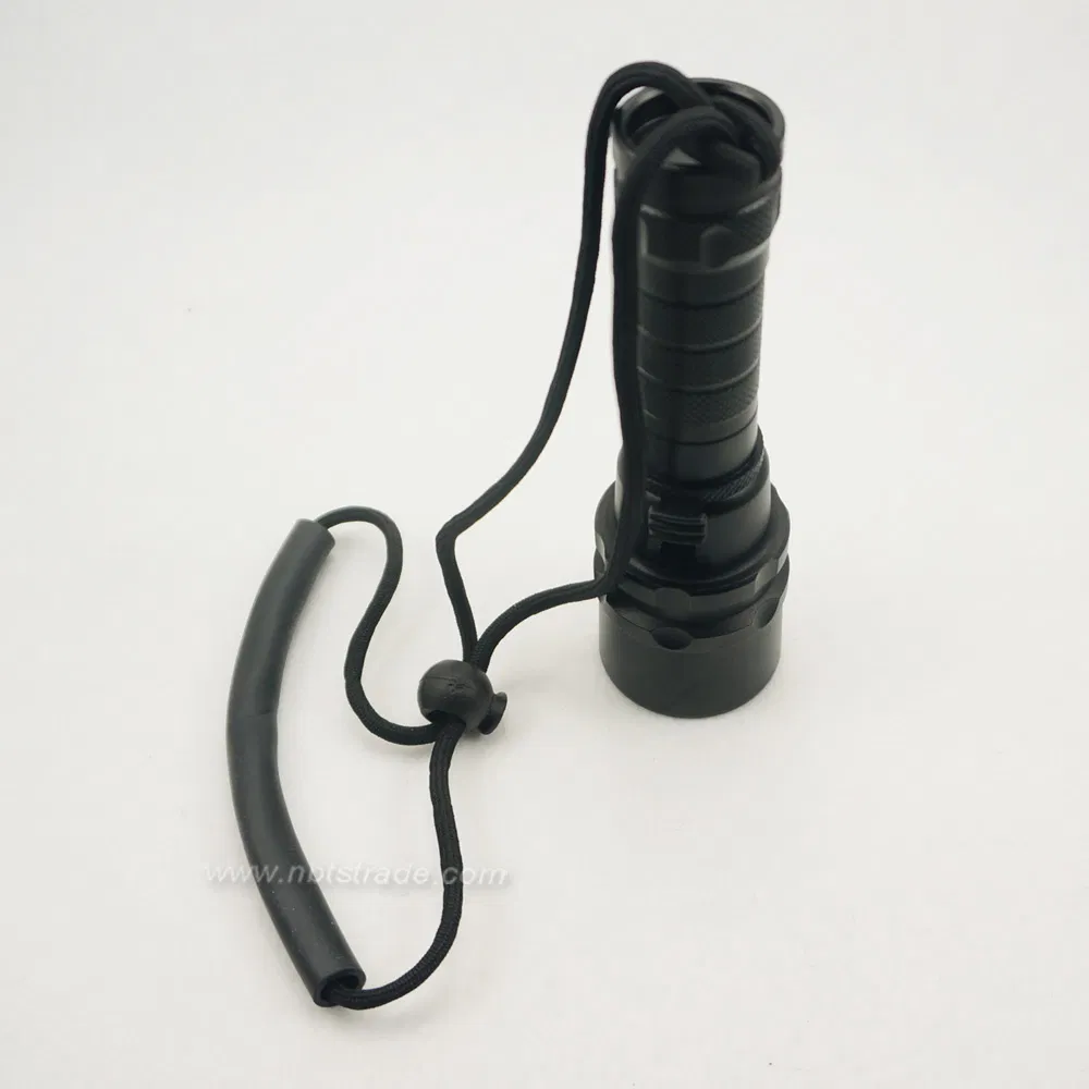 Waterproof Aluminium Casing High Power LED Flashlight for Diving