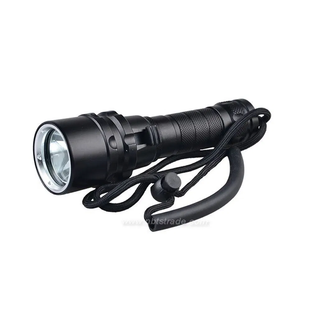 Waterproof Aluminium Casing High Power LED Flashlight for Diving