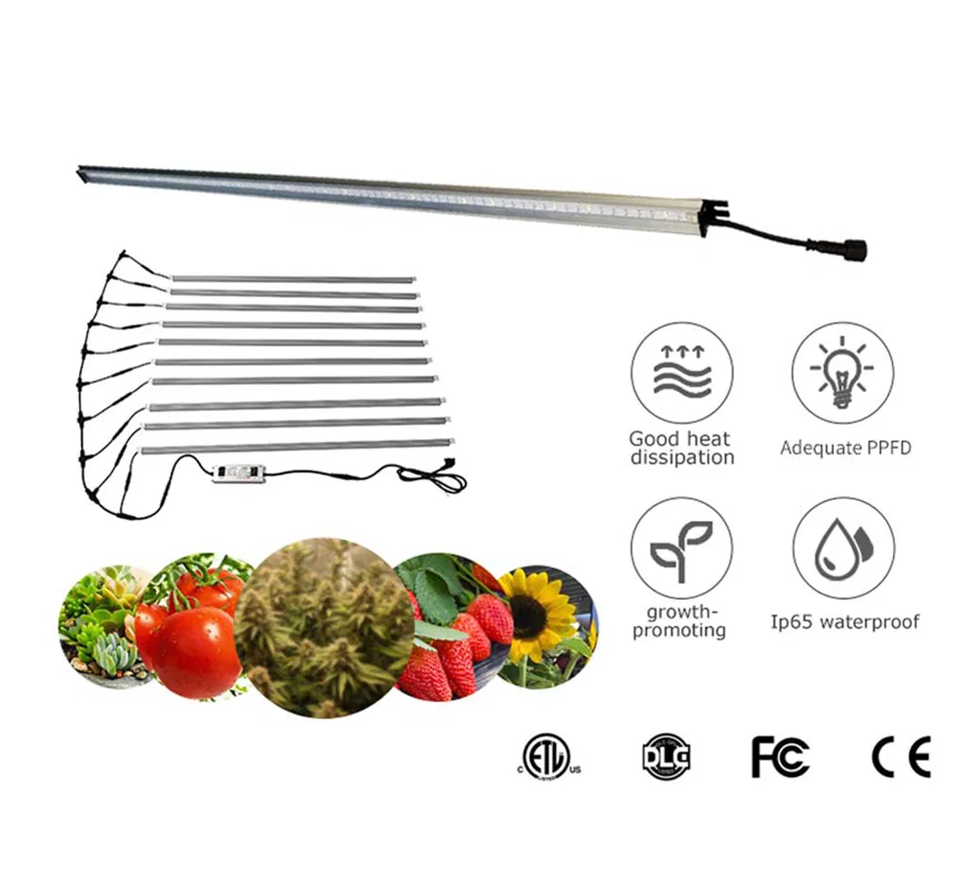 Waterproof Greenhouse Spectrum 240W LED Grow Light Bar