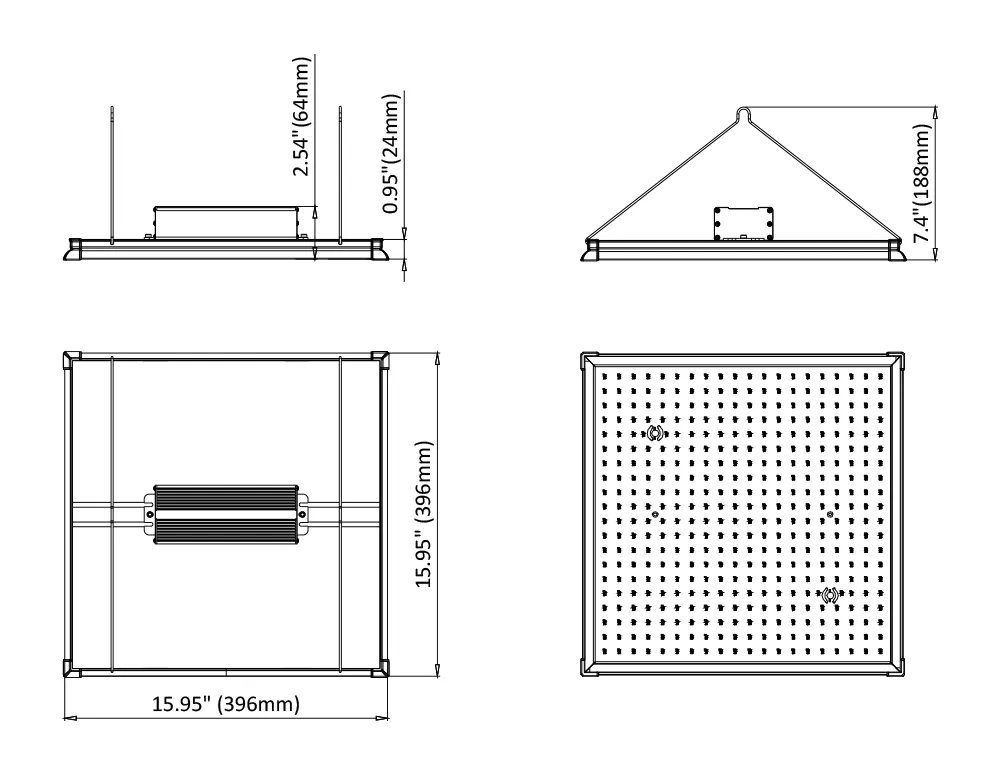 Wholesales Priced New Design Competitive Photon Board P120 120W LED Grow Light Panel for Indoors Growing