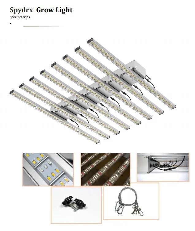 WiFi Dimmable High Power 800W 1000 Watt Full Spectrum LED Grow Lamps for Medical Plants