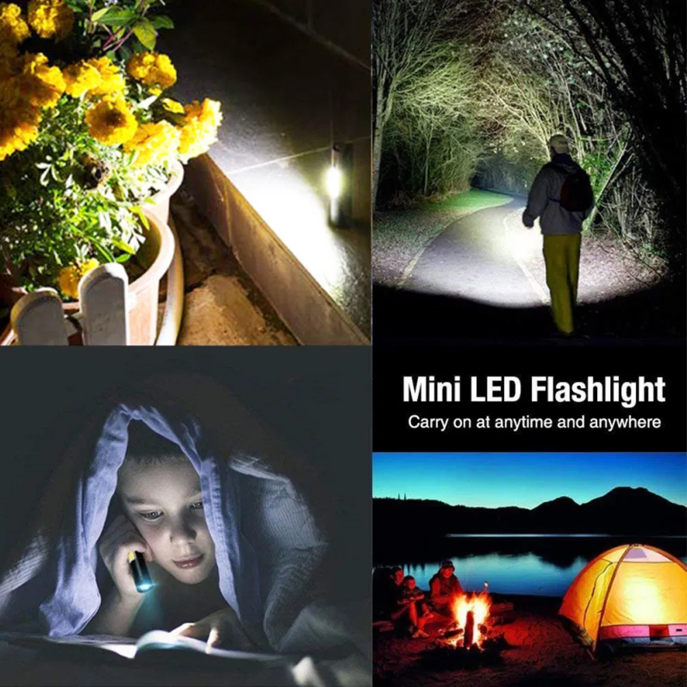 XPE COB LED Zoomable Battery Flashlight with Clip Mini Zoom Torch Lamp Penlight AA/14500 Battery 4 Modes