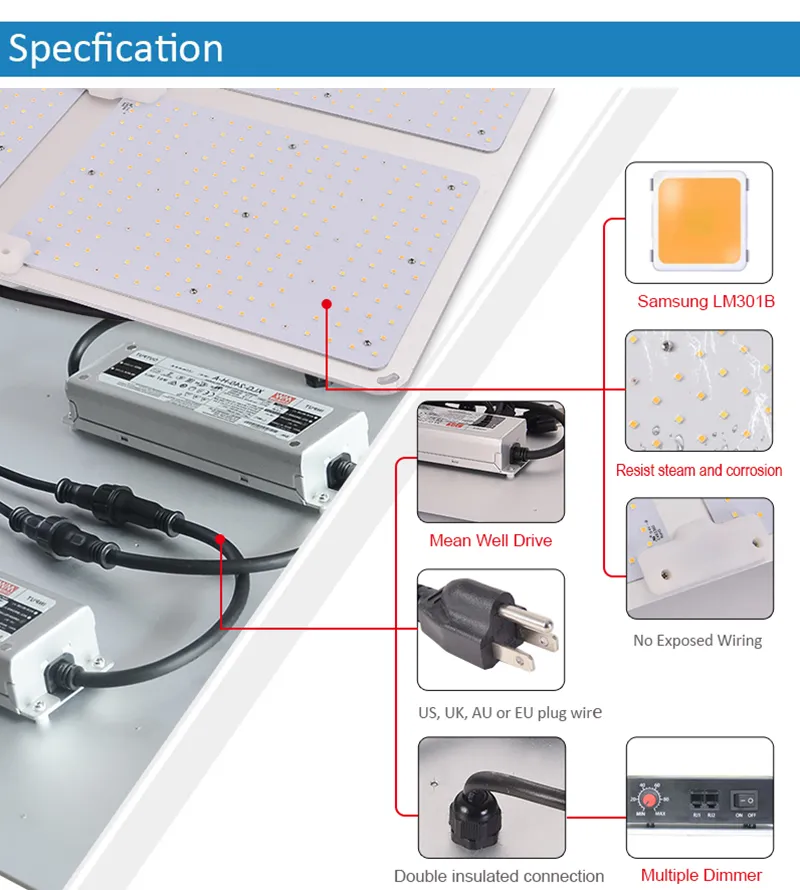 Yayi Sf4000 Lm301h Lm301b 4000W Chip LED Grow Light IP65